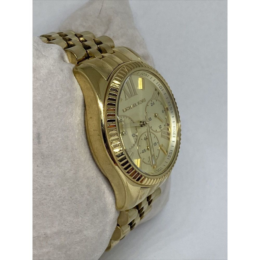 Michael Kors Lexington MK5556 Women Gold Stainless Steel Analog Dial Watch MP745 - Picture 5 of 12
